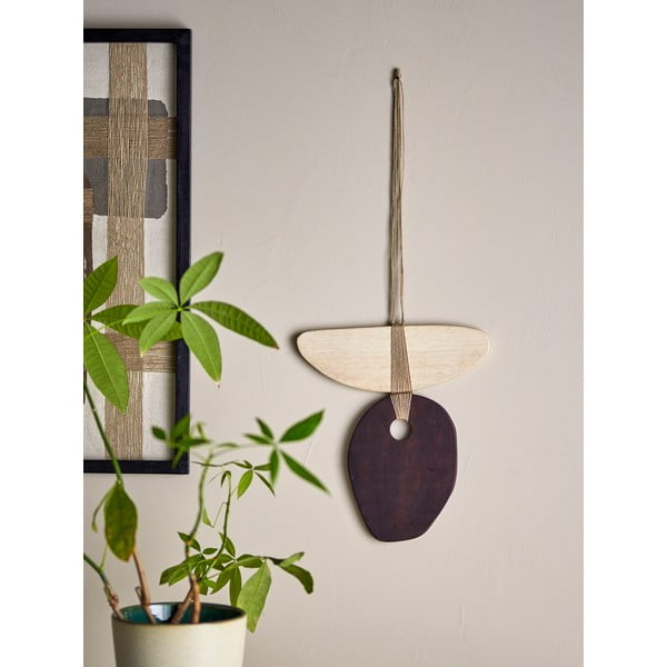 Decorazione da appendere in legno 30,5x33 cm Yoki - Bloomingville-image-1