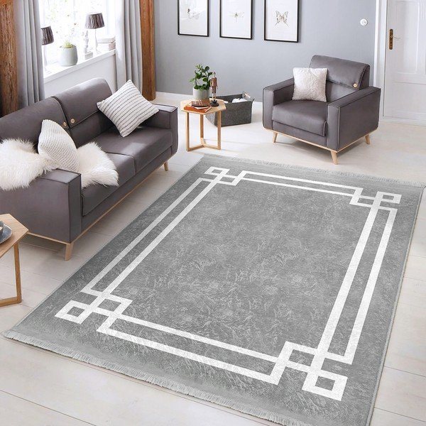 Tappeto grigio 160x230 cm - Mila Home-image-3