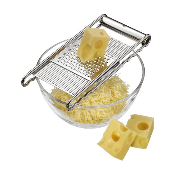 Grattugia in acciaio inox con 4 superfici intercambiabili Cromargan® Gourmet - WMF-image-1