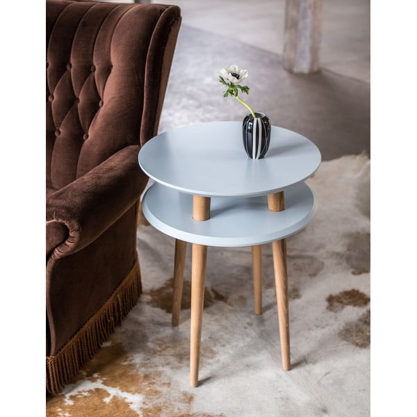 Tavolino UFO grigio scuro, Ø 45 cm Ufo - Ragaba-image-2