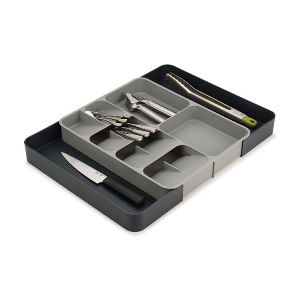 Organizzatore per cassetti da cucina grigio DrawerStore - Joseph Joseph-image-4