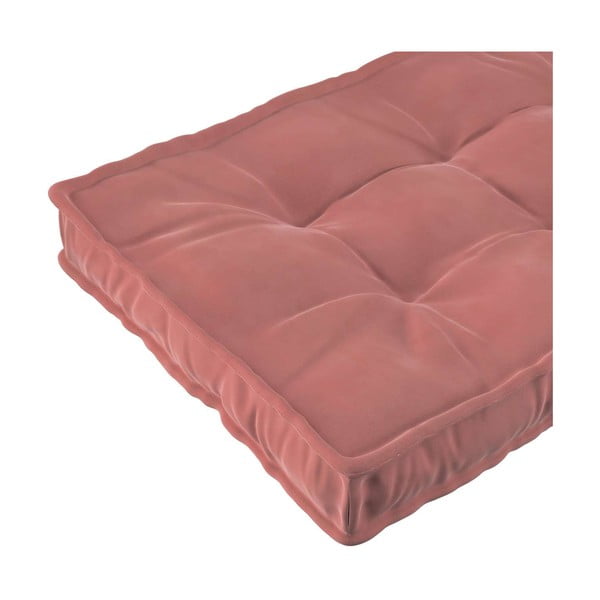 Materasso per bambini rosso corallo 60x120 cm Posh Velvet - Yellow Tipi-image-1