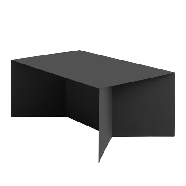 Tavolino nero Custom Form Oli, lunghezza 100 cm - CustomForm