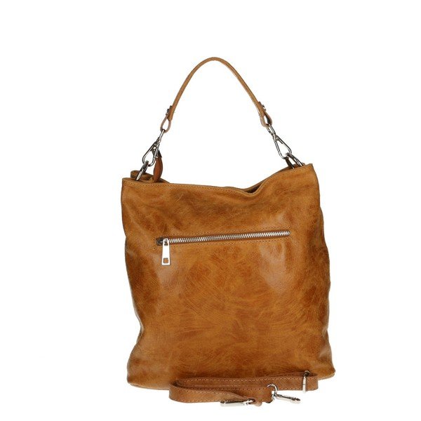 Borsa Pendella in pelle marrone cognac - Chicca Borse-image-3