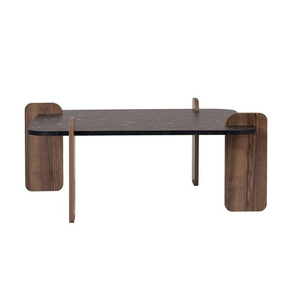 Tavolino da salotto nero 90x90 cm Marais – Nordure-image-4