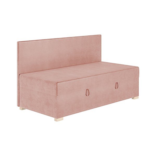 Letto da bambini rosa con contenitore con materasso incluso 90x200 cm Cozi – Ghado-image-3