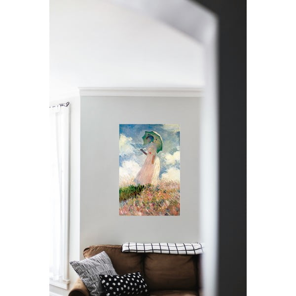 Riproduzione pittorica 40x60 cm Claude Monet - Woman with sunshade - Fedkolor-image-1