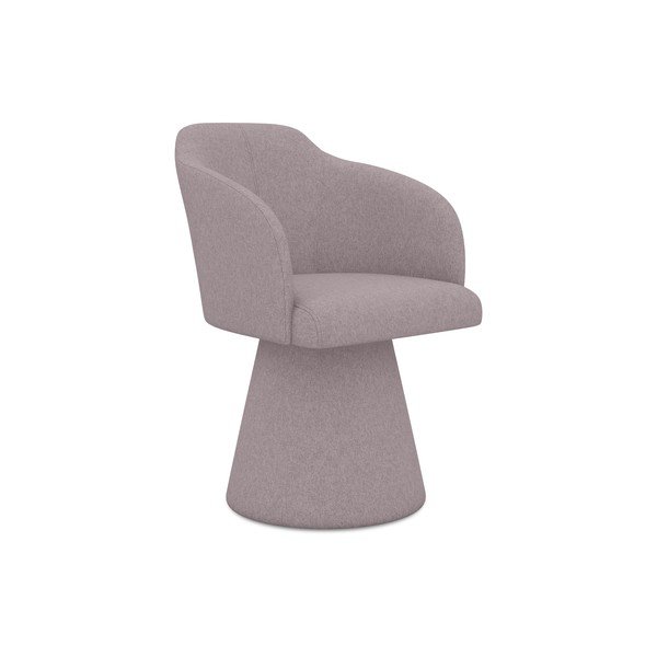 Sedia da pranzo lavanda in imbottito Kanoa – Makamii