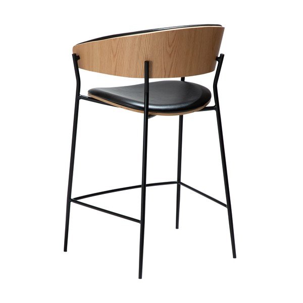 Sgabello da bar nero (altezza della seduta 63,5 cm) Crib – DAN-FORM Denmark-image-3