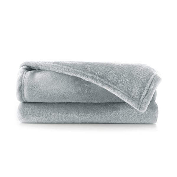 Coperta in microfibra grigio chiaro, 160 x 210 cm Mic - DecoKing-image-2