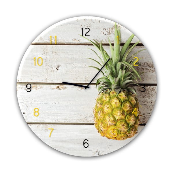 Orologio da parete in vetro , ⌀ 30 cm Pineapple - Styler