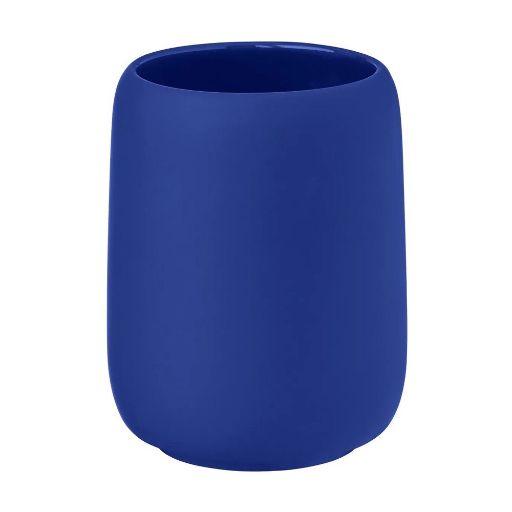 Portaspazzolino blu in ceramica Sono – Blomus | Portaspazzolini