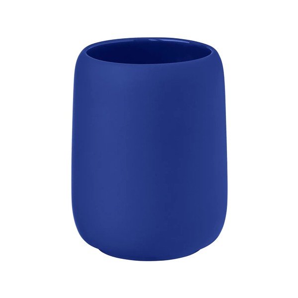 Portaspazzolino blu in ceramica Sono – Blomus