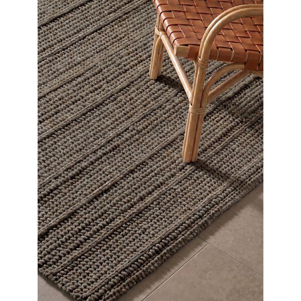 Tappeto grigio scuro/marrone scuro in lana tessuto a mano 200x300 cm Camden Parker – Ted Baker-image-2