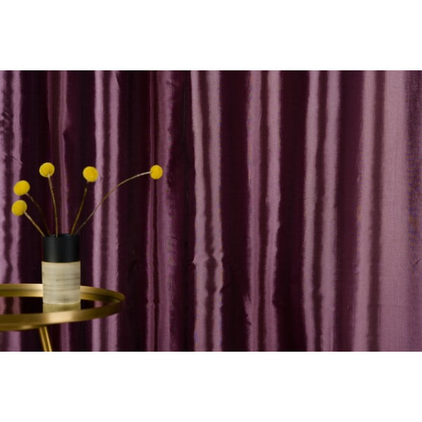 Tenda viola scuro 140x245 cm Royal Taffeta - Mendola Fabrics-image-2