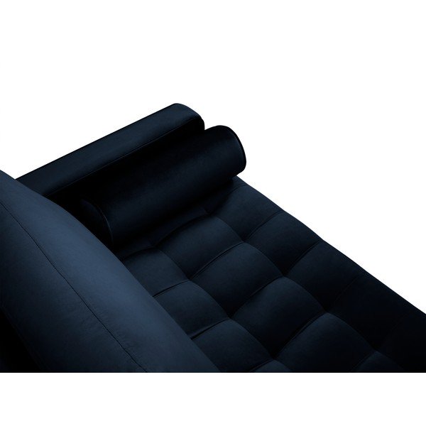 Divano in velluto blu , 174 cm Santo - Milo Casa-image-4