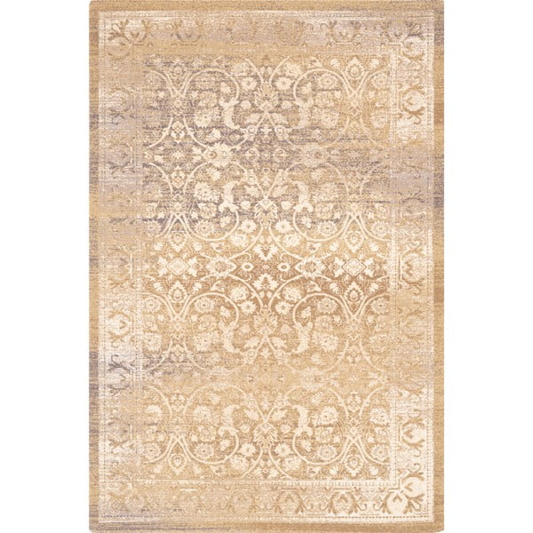 Tappeto in lana beige 133x180 cm Eleanor - Agnella