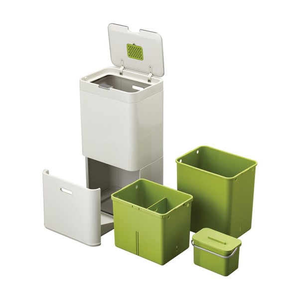 IntelligentWaste Totem crema, 60 l - Joseph Joseph-image-3