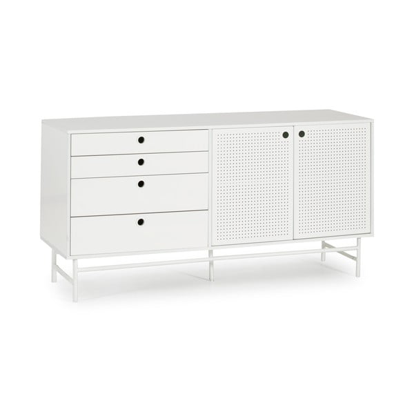 Cassettiera bianca, larghezza 150 cm Punto - Teulat-image-3