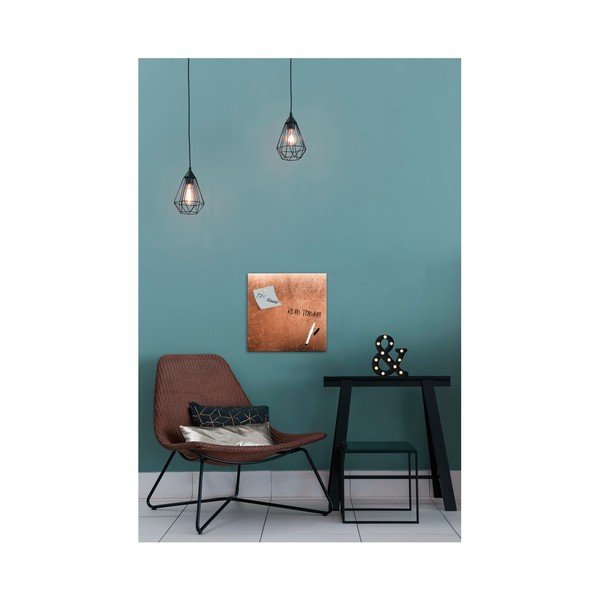 Lavagna magnetica Grigio Rame, 30 x 30 cm - Styler-image-1