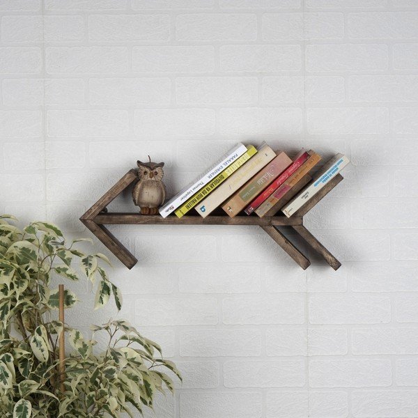 Mensola da parete in legno Arrow - Evila Originals-image-1