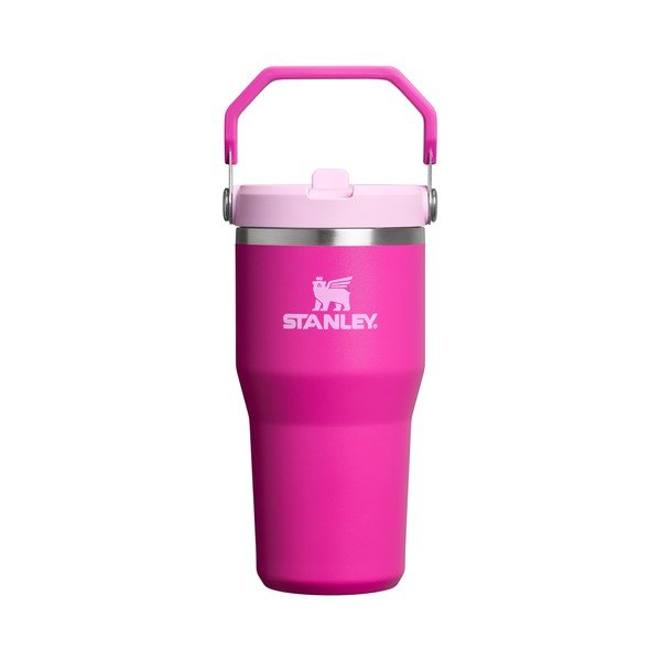 Borraccia termica rosa in acciaio inox 600 ml IceFlow™ Flip Straw 2.0 Tumbler Violet Blossom – Stanley