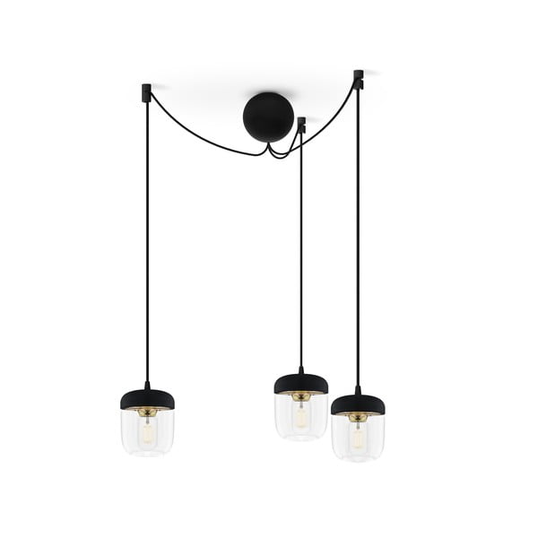 Cavo nero a tripla sospensione per apparecchi Cannonball - UMAGE-image-1