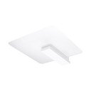 Lampada da soffitto bianca con paralume in vetro 40x47,5 cm Parola - Sollux