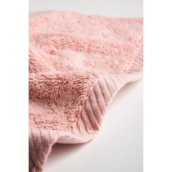 Telo da bagno in cotone rosa, 70 x 140 cm Lisa Coral - El Delfin-image-2