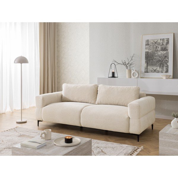 Divano color crema 217 cm Helio – Ropez-image-2