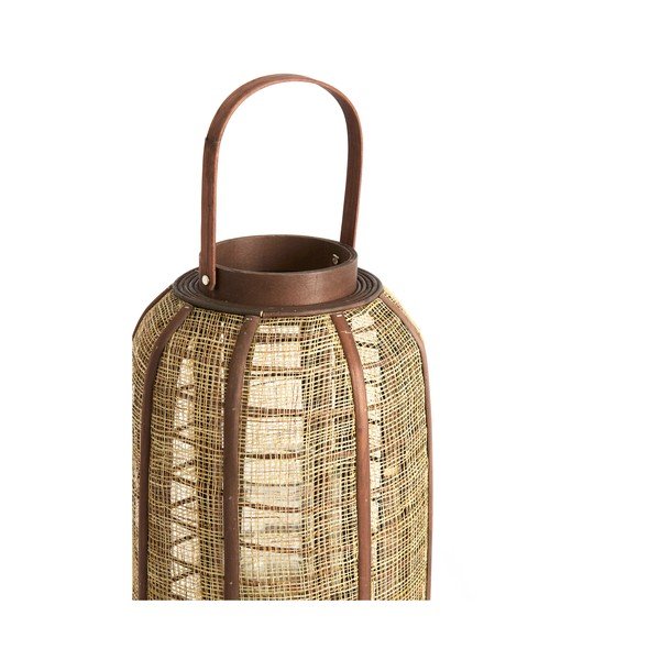 Lanterna in legno/in tessuto (altezza totale 34,5 cm) Serein – Light & Living-image-1