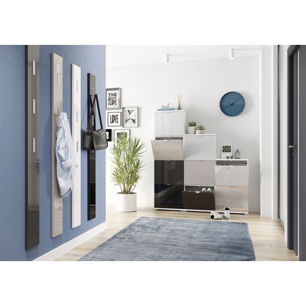 Attaccapanni da parete color crema lucido 15 cm – Germania-image-1