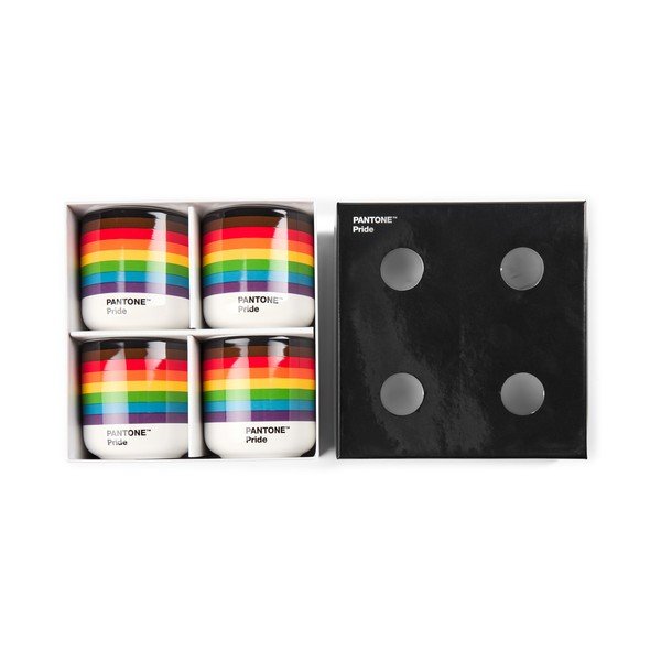 Tazze in ceramica in set da 4 175 ml Pride - Pantone-image-2