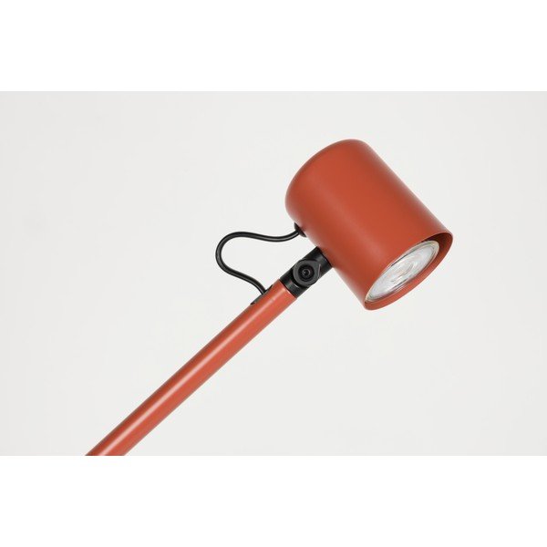 Lampada da terra rossa (altezza totale 120 cm) Aero – White Label-image-2