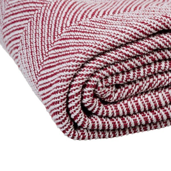 Coperta rossa e bianca 260x280 cm - Ixia-image-2