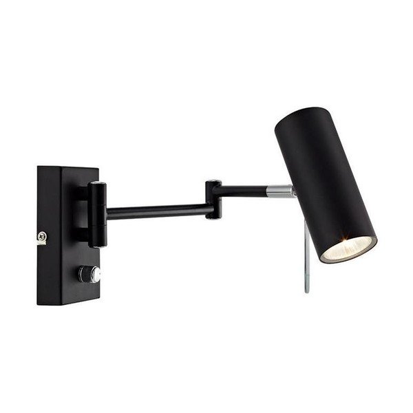 Lampada da parete nera Roma - Markslöjd