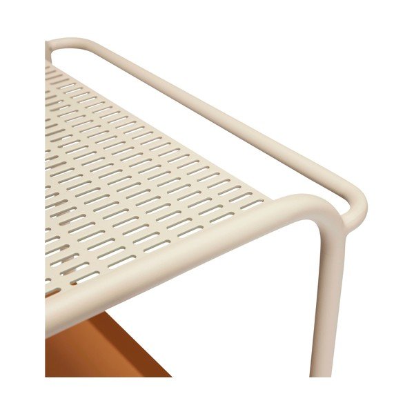 Tavolo da portata in metallo su ruote 47x66 cm Push - Hübsch-image-4