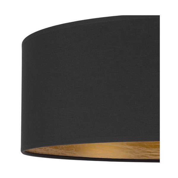 Lampada da terra nero/oro (altezza 129 cm) Tres - Sotto Luce-image-1