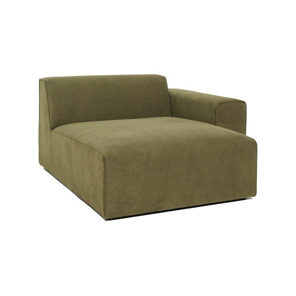 Modulo divano in velluto a coste verde (angolo destro) Sting - Scandic-image-2