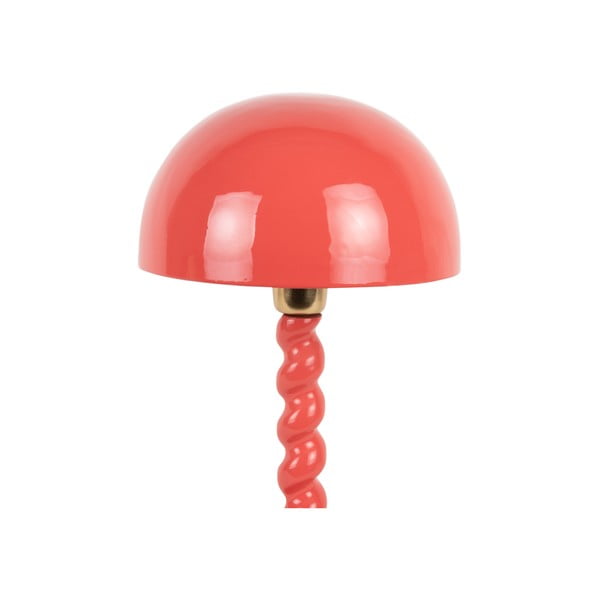 Lampada da tavolo rossa con paralume in metallo (altezza totale 39 cm) Prisa – Leitmotiv-image-2