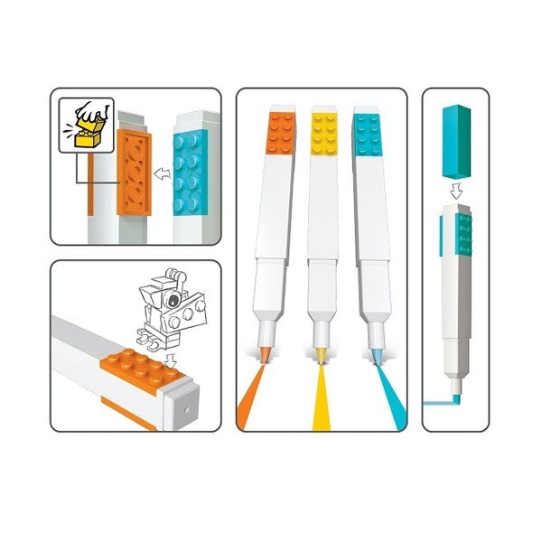 Set di 3 evidenziatori - LEGO®-image-3