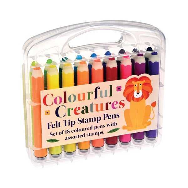 Set di 18 mini pennarelli Colourful Creatures - Rex London