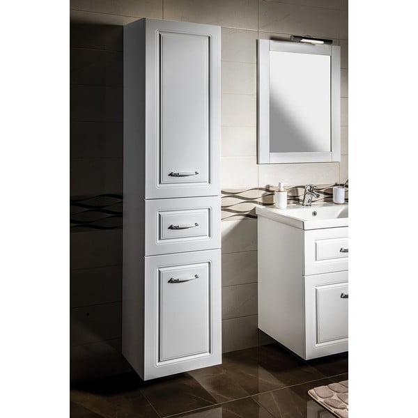 Mobile per bagno bianco 40x184 cm Favolo – Sapho-image-1