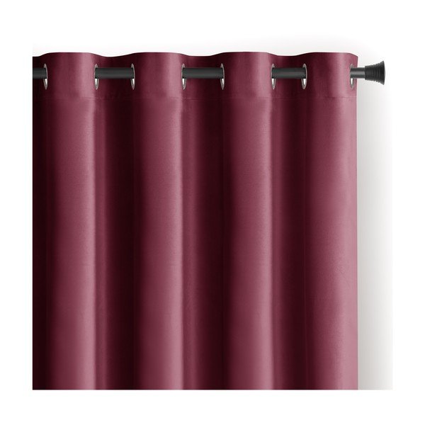 Tenda parzialmente oscurante burgundy/rosa in velluto 140x270 cm Eyelets – Restilo