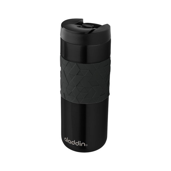 Černý termohrnek Aladdin Easy-Grip Leak-Lock™, 470 ml