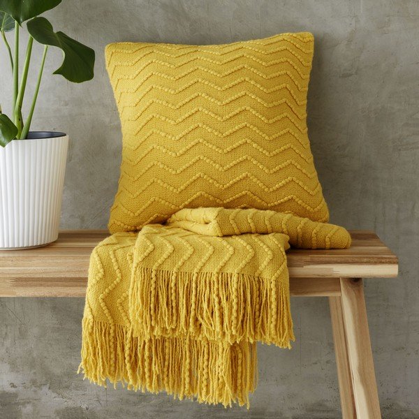 Coperta 125x155 Chevron - Catherine Lansfield-image-1
