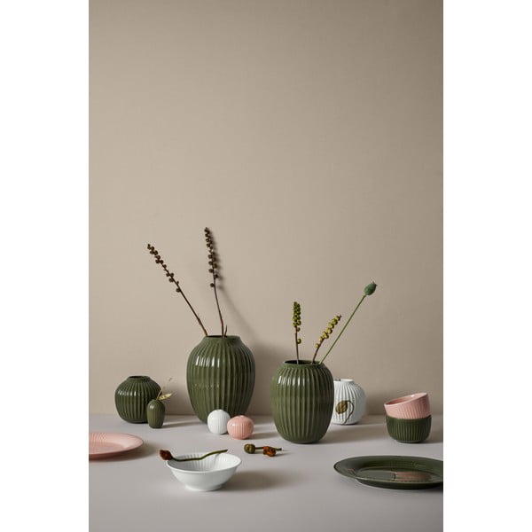 Vaso in gres kaki Hammershøi - Kähler Design-image-2