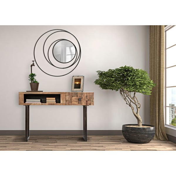 Specchio da parete scuro, ø 80 cm - Mauro Ferretti-image-1