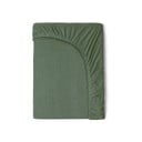 Lenzuolo elastico in cotone verde baby, 70 x 140/150 cm - Good Morning