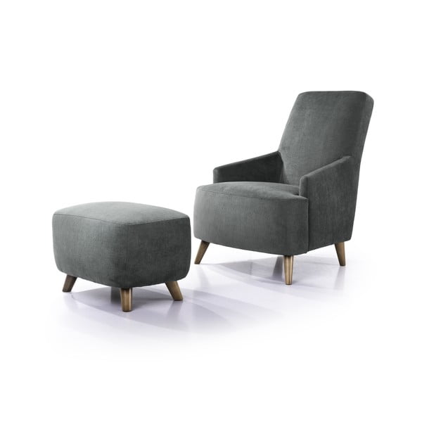 Pouf grigio scuro Slope - Scandic-image-2